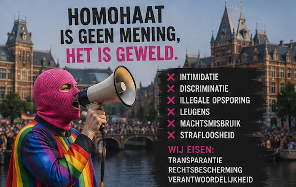 Gay hatred is violence — WorldPride Amsterdam 2026 theme and impact: equal and acquired rights are under pressure, LGBTQIA+ community must be visible and militant
