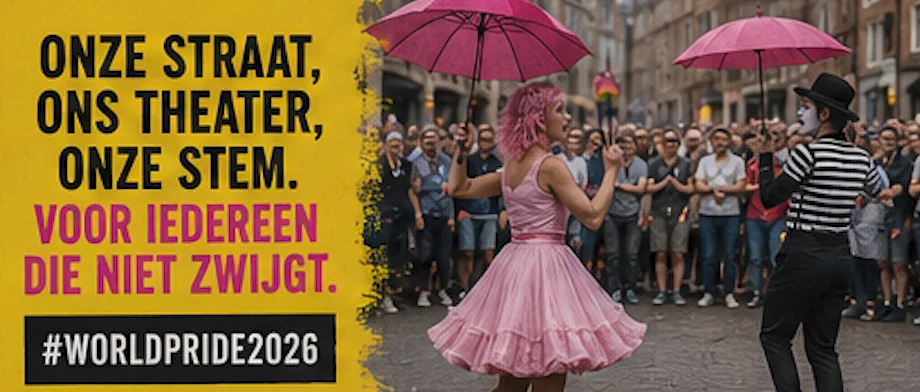 WorldPride Amsterdam 2026 Street Parties — street parties at 12+ locations in the center of Amsterdam with music, dance and LGBTQIA+ celebration